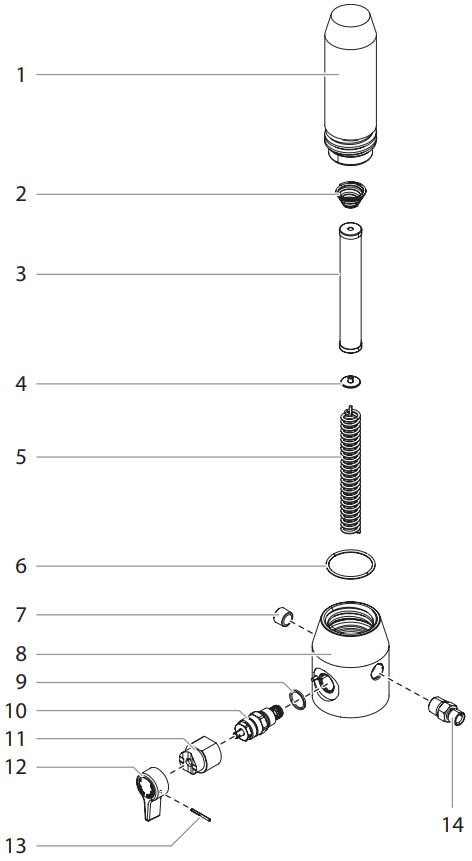 Impact 1140 Filter Assembly(P/N 805-269A) Parts Impact 1140 Filter Assembly(P/N 805-269A) Parts